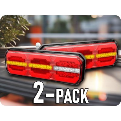 KAMAR Zadní kombinované světlo LED neon, 12/24V, 5 funkcí/2-PACK! [L1914] | Zboží Auto