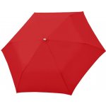 Doppler Mini Slim Carbonsteel dámský plochý skládací deštník červený – Zboží Mobilmania