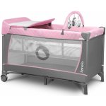 Lionelo Cestovní postýlka Flower Flamingo – Zboží Dáma