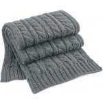 Beechfield pletená šála Melange šedá – Zboží Mobilmania