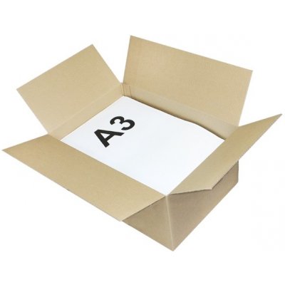 Eobaly.cz krabice klopová na tiskoviny A3 430 x 300 x 200 mm 25 Ks – Hledejceny.cz