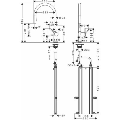 HansGrohe Talis 72801670 – Zboží Mobilmania