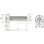 šroub M5x12 ZINEK půlkulatá hlava, křížová drážka samořezný DIN 7500 Z-C – Zboží Mobilmania