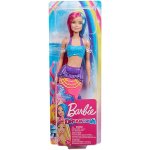 Barbie kouzelná mořská víla vlasy růžově-modré – Zboží Mobilmania