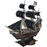 CubicFun 3D puzzle Pirátská loď Queen Anne´s Revenge 155 ks – Zboží Mobilmania