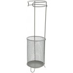 Home Styling Collection Kovový stojan na deštníky ZILO, Ø 18 cm, béžový – Zboží Dáma