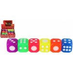 Teddies Kostka hrací svítící silikon 3x3cm 6 barev 24ks v boxu – Zboží Mobilmania