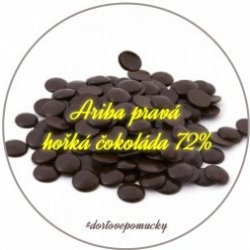 Ariba Hořká čokoláda 72 % 0,5 kg