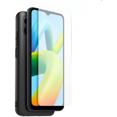 Pouzdro Made for Xiaomi TPU + ochranné sklo Xiaomi Redmi A1/A2, černé