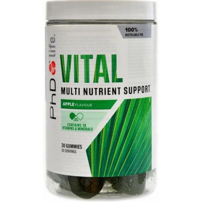 PhD Nutrition Vital Support 30 Gummies jablko – Hledejceny.cz