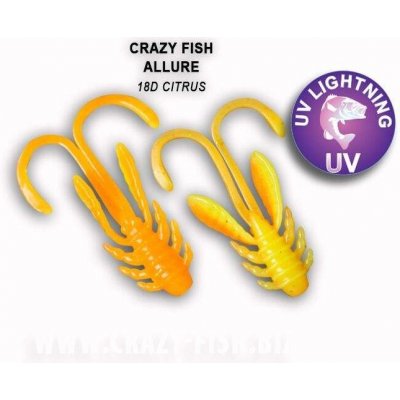 Crazy Fish Allure 4 cm 18D Citrus 8 ks – Zbozi.Blesk.cz