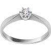 Prsteny iZlato Forever Diamantový zásnubní prsten z bílého zlata Zaria CSBR03A