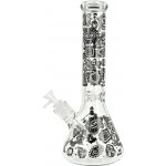 Super Heroes Skleněný bong Beaker Eco Green 35 cm – Zboží Dáma