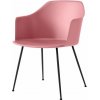 Jídelní židle &Tradition Rely HW33 s područkami black / soft pink
