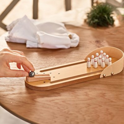 Small foot Dřevěné hry stolní kuželky – Zboží Živě