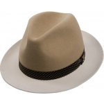 Plstěný klobouk Tonak Fedora Uomo Duo Punto 12731/18 béžová P 0279 – Zboží Dáma