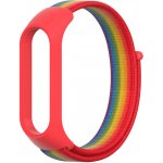 Xiaomi Nylon - Mi Band 5/6 náhradní náramek na suchý zip Duha MBSCZ-5N004