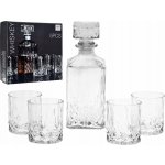EXCELLENT Whiskey set karafa + sklenice sada 5 ks křišťálové sklo 900 ml – Hledejceny.cz