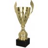 Pohár a trofej Kovový pohár Zlatý 32 cm 10 cm