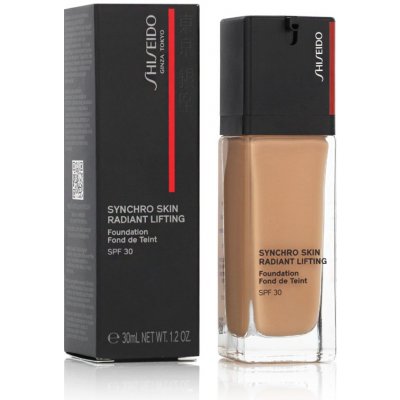 Shiseido Synchro Skin Radiant Lifting Foundation rozjasňující liftingový make-up SPF30 350 Maple 30 ml