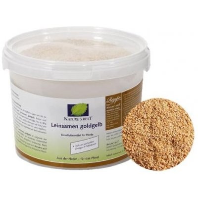 Nature's Best Leinsamen Goldgelb zlaté lněné semínko 1,3 kg – Hledejceny.cz