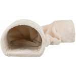 Trixie Plyšový tunel pro hlodavce 27 × 21 × 80 cm 2 zpevněné výstupy béžová – Hledejceny.cz