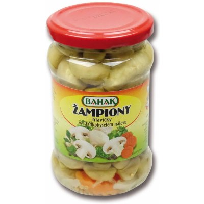 Bahak Žampiony marinované 290 g – Zboží Dáma