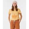 Dámská Trička Rip Curl RE-ENTRY CREW NECK TEE Pastel Orange