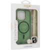 Pouzdro a kryt na mobilní telefon Apple Guess IML Glitter with Pearl Strap Magsafe GUHMP16XHGCRELSA pro iPhone 16 Pro Max green