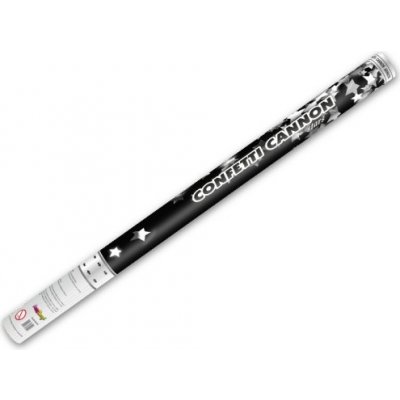 Vystřelovací konfety Party hvězdy stříbrné 80cm – Zboží Dáma