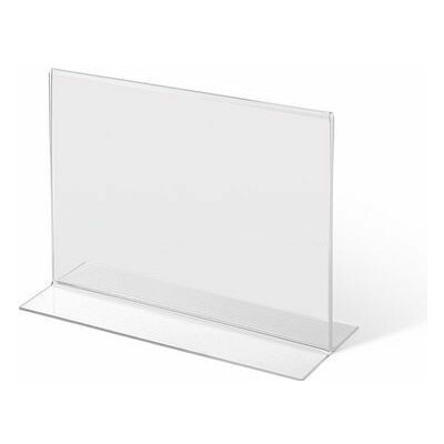 Plexi stojánek na letáky JD2, typ T na šířku, A5 – Zboží Mobilmania