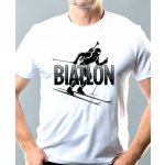 Shadow biatlon černý potisk pánské tričko – Hledejceny.cz