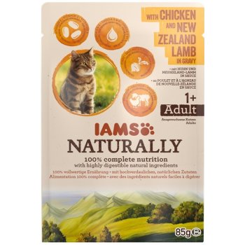 Iams Cat Naturally with Chicken & New Zealand Lamb in Gravy 85 g