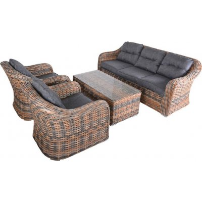 ROJAPLAST 1054 ratanová souprava RICHMOND - barevná- – Hledejceny.cz