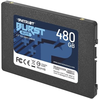 Patriot Burst Elite 2.5" SATA SSD 480GB PBE480GS25SSDR