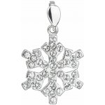 Swarovski Elements Edelweiss Snowflake krystal Stříbrná sada 34221.1 – Sleviste.cz