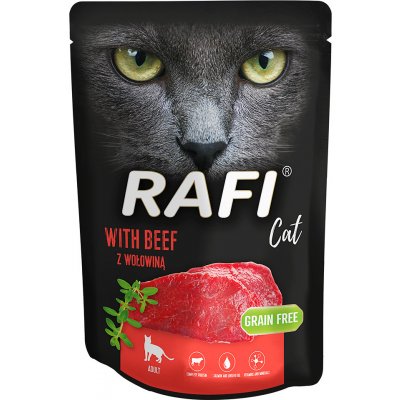 Dolina Noteci Rafi Cat Adult s hovězím masem 10 x 0,3 kg