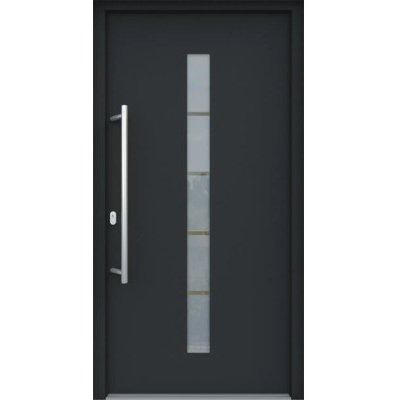 ARON vchodové dveře 3111-1 antracit 100 x 200 cm L – Hledejceny.cz