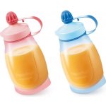 Tescoma Pružná láhev Papu Papi se lžičkou růžová 200 ml – Zboží Dáma
