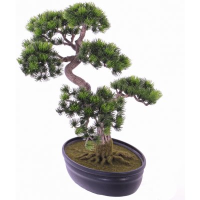 Umělý bonsai japonská borovice v květináči, 40cm