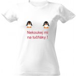 Tričko s potiskem tučňáci dámské Bílá – Zboží Dáma