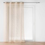 Dymo Záclona s očky a zlatým potiskem, LOUXOR, 140 x 280 cm – Hledejceny.cz