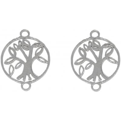 Konektor strom života z chirurgické oceli ve dvou barevných kombinacích - Galvanizace Bez galvanizace AA 209