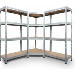 Majster Regál Rivet Corner Pack 180 x 180 x 180 x 45 cm 4 police zinek – Zboží Mobilmania