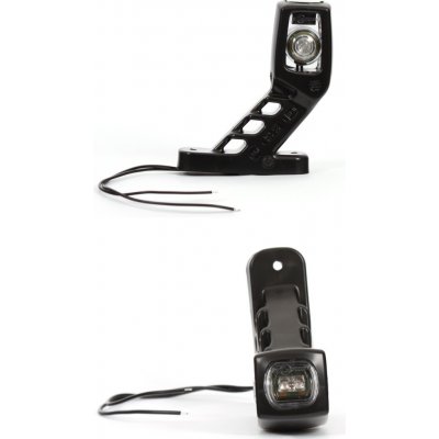Svítilna poziční - tykadlo p 12v/24v led č/b kabel 0,28m 0260041_A, , , – Hledejceny.cz