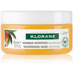 Klorane Mangue vyživující maska pro suché a poškozené vlasy Mask with Mango Butter 150 ml