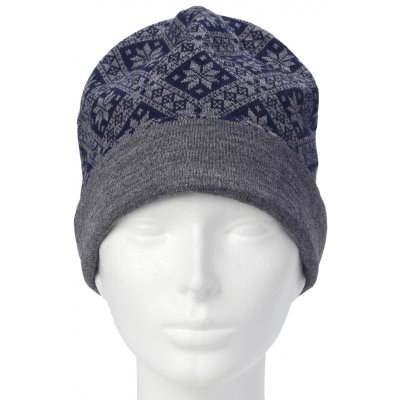 Merino čepice Miia Grey Navy Blue – Hledejceny.cz