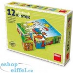 Dino Pejsek a kočička 12 kostky – Zboží Mobilmania