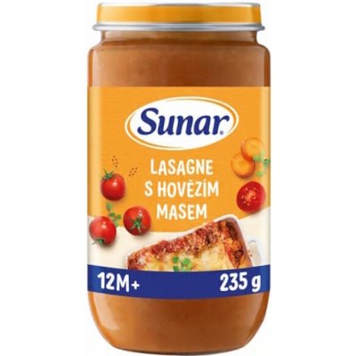 Sunar Lasagne s hovězím masem 235 g – Zboží Dáma