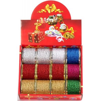 CBPAP s.r.o. Dekorativní stuha organza s drátkem - 63 mm x 275 cm - 12 ks - S16-9106 – Zboží Dáma